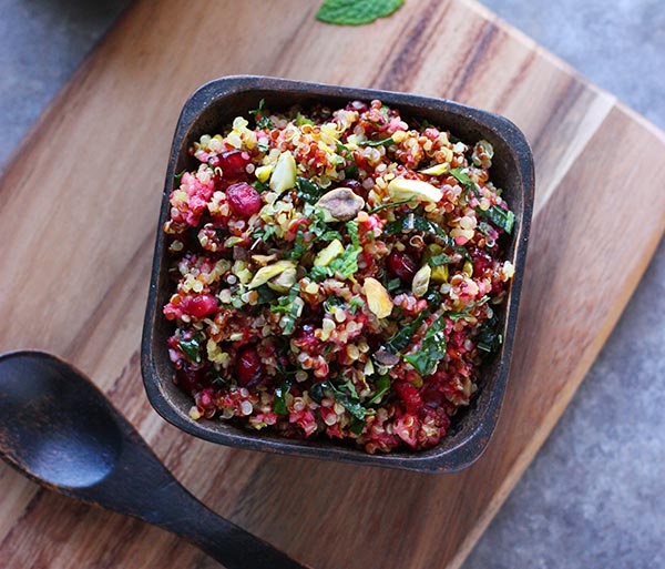 Cranberry Quinoa Kale Salad