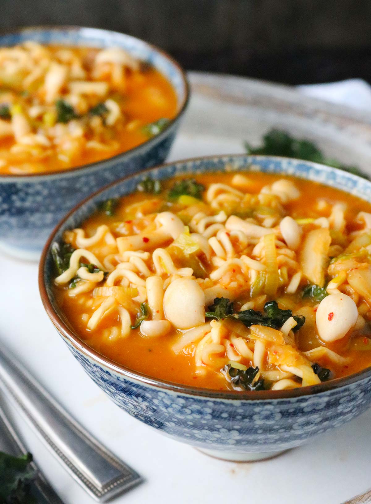 Kimchi Ramen Noodle Soup | SoupAddict.com