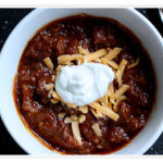 bowl of texas chili