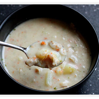 Bowl of New England Clam Chowder