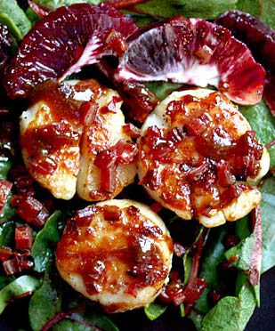 Scallops with Blood Orange Caramel | SoupAddict.com