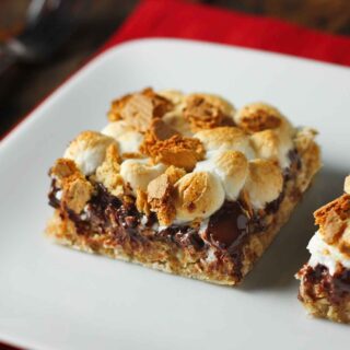 Close-up of a Drunken S'mores Bar