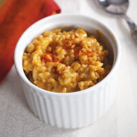 Cheddar Risotto with Paprika 1