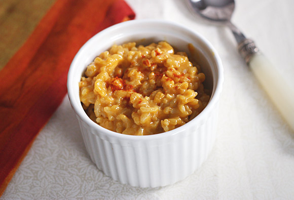 Cheddar Risotto with Paprika 1
