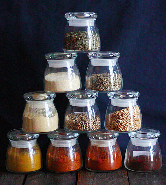 Small Round White Labels fit Libbey Glass Spice Jars