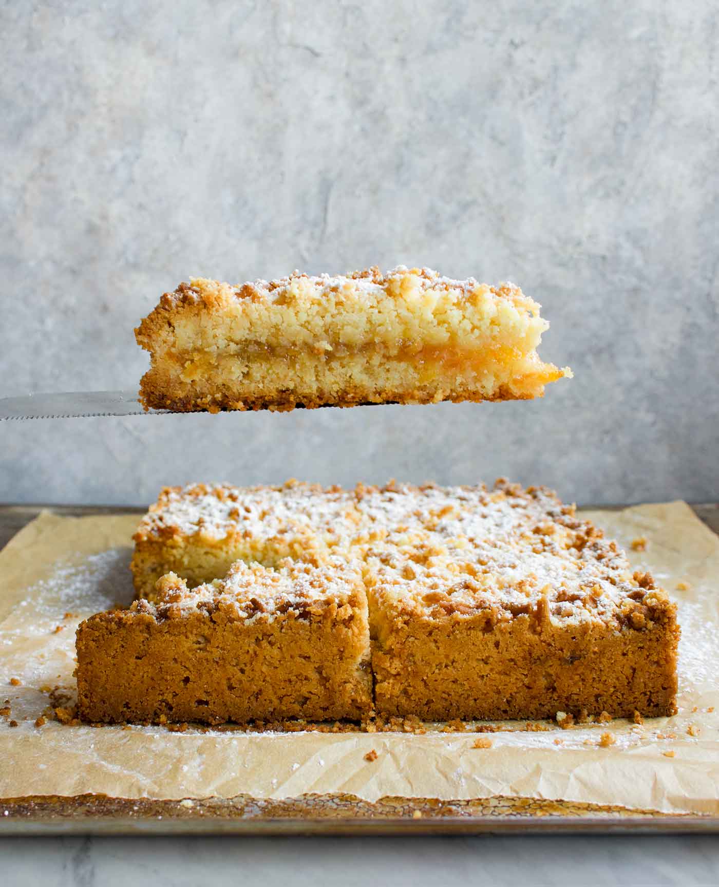 A slice of Hungarian Shortbread