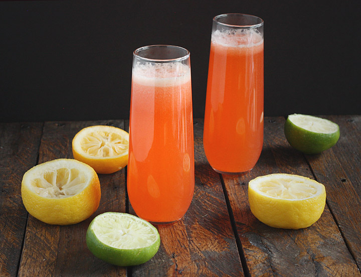 Spiked Strawberry Limonade Spritzers