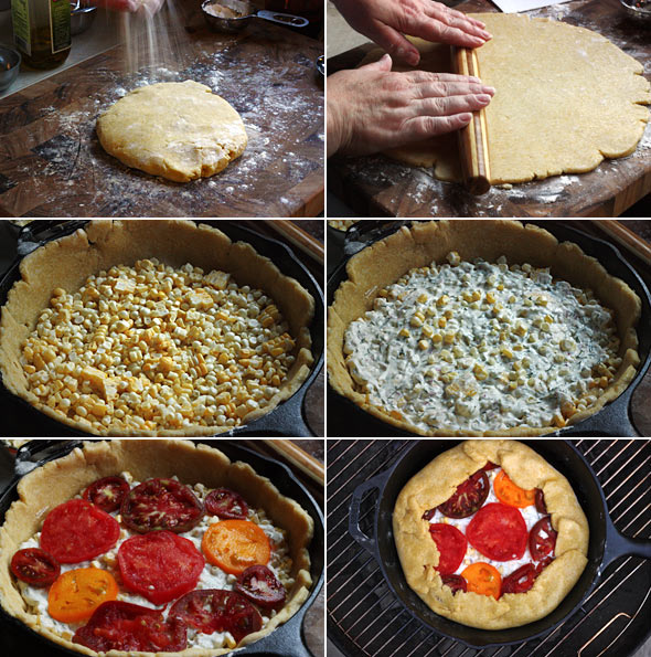grilled tomato and corn galette 2