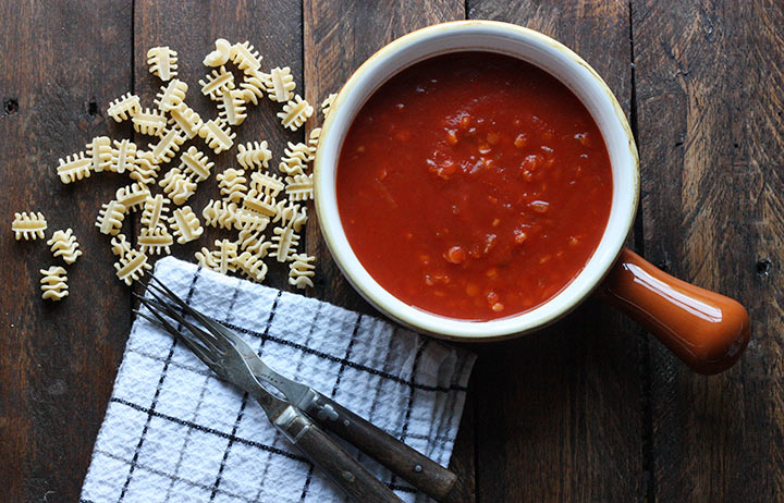 red lentil pasta sauce