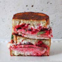 Turkey Cranberry Boursin Grilled Cheese