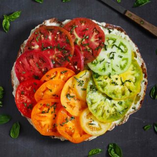 Heirloom Tomato Sandwich with Smoked Corn Mayo