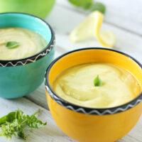 Chilled Lemon Basil Avocado Soup | SoupAddict.com