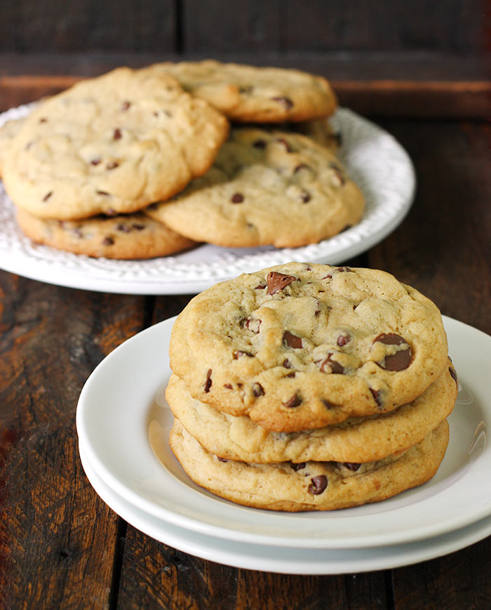 XXL Soft Baked Chocolate Chip Cookies - SoupAddict