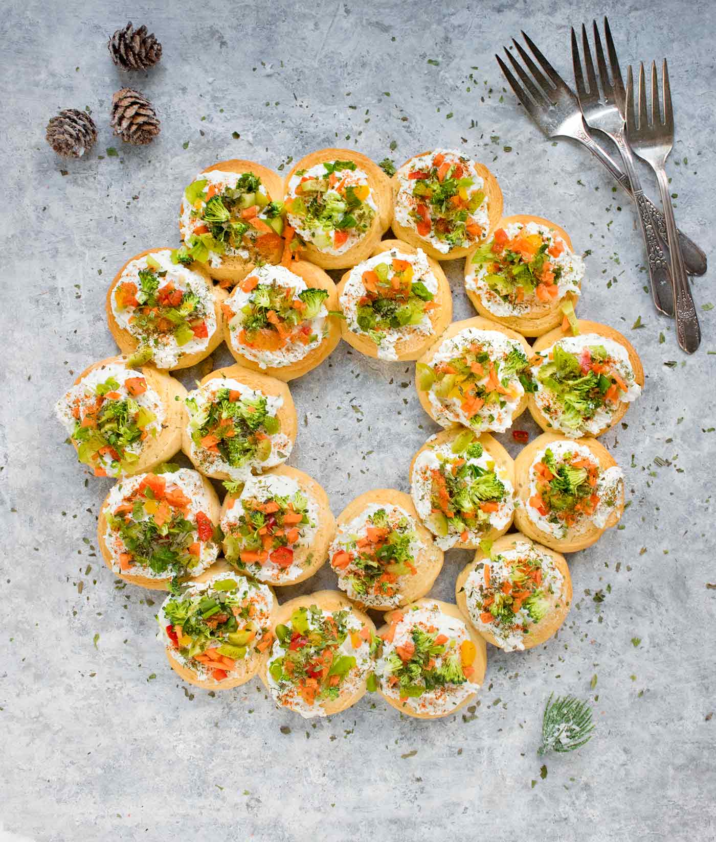 Christmas Wreath Appetizers