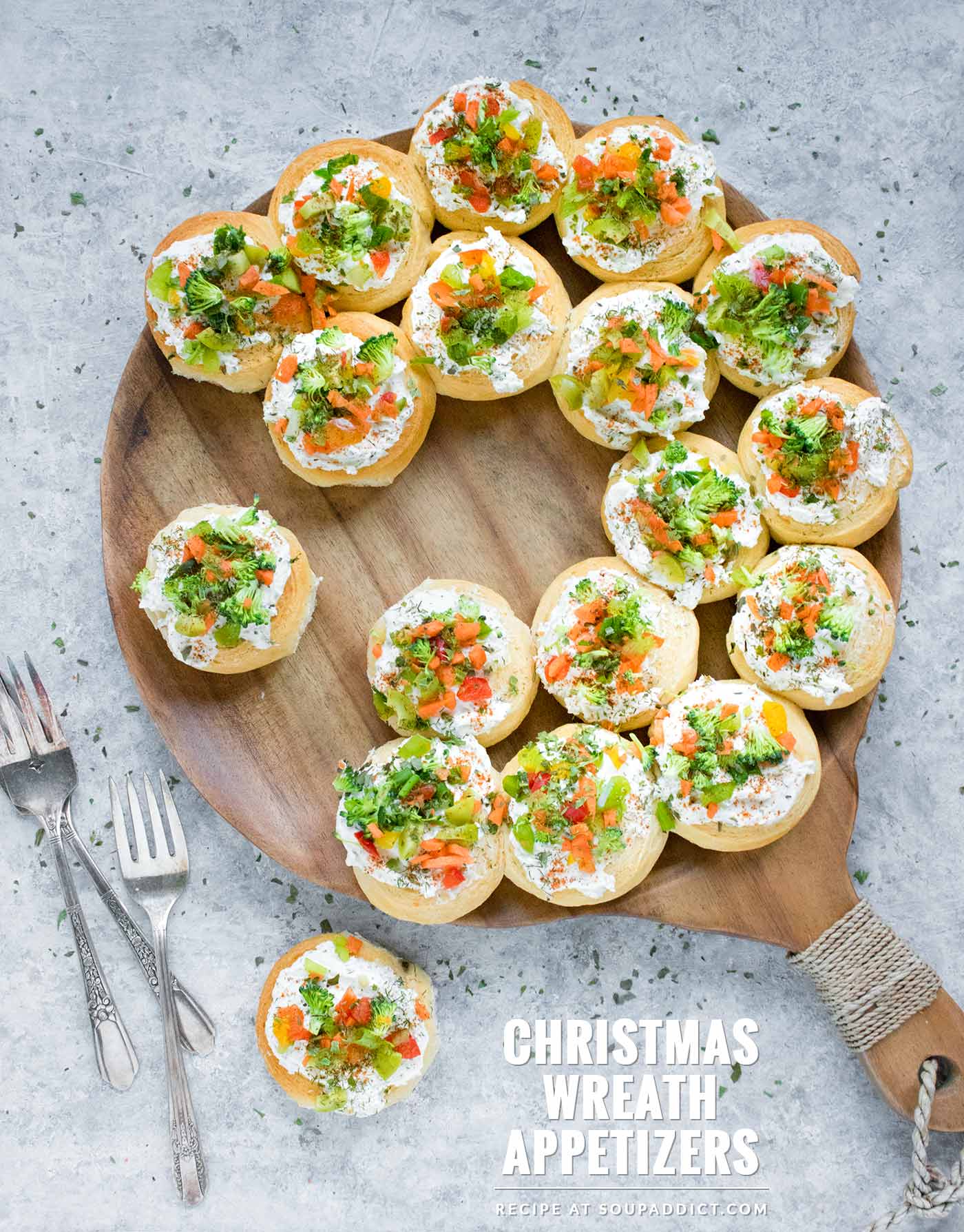 Christmas Wreath Appetizers Soupaddict