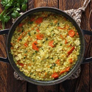 Cold Fighting Couscous Chicken Soup | SoupAddict.com