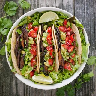 Vegetarian BLT Tacos from SoupAddict.com