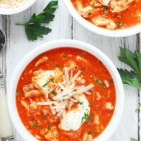 Chicken Parmesan Soup | SoupAddict.com