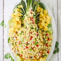 Sunshine Fruit & Veggie Salad Party Platter | SoupAddict.com
