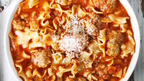 Ricotta Meatball Soup