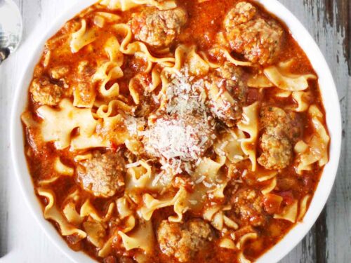 Ricotta Meatball Soup
