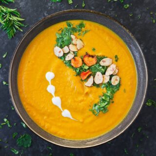 Carrot Turmeric Miso Soup from SoupAddict.com