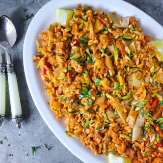 Vegetarian Paella | Recipe at SoupAddict.com