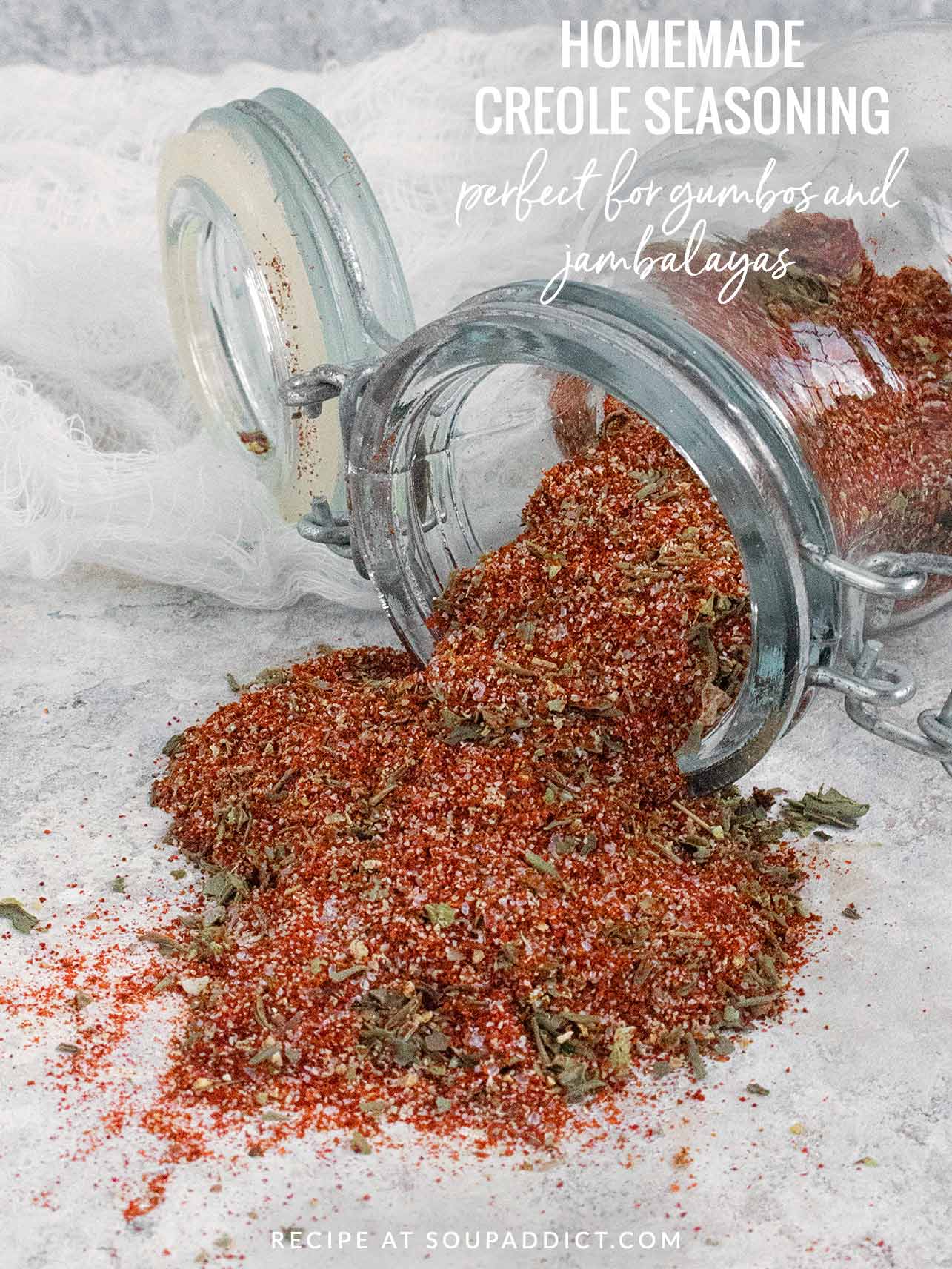 Creole Seasoning Spice Blend - Recipe at SoupAddict.com