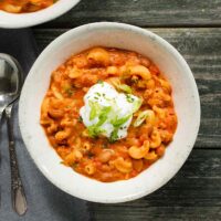 Instant Pot Chili Mac with Turkey and Cheese | Recipe at SoupAddict.com