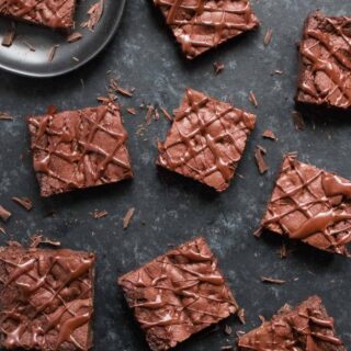 Bowl-lickin' vegan brownies