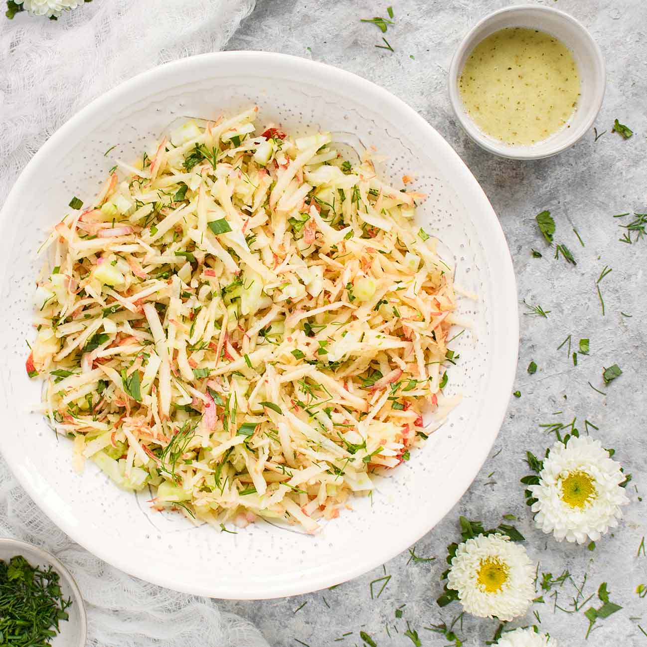Apple Fennel Slaw SoupAddict