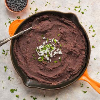 Instant Pot Refried Black Beans