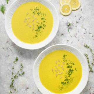 Spring Cauliflower Fennel Soup