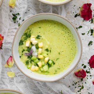 Smoked Corn Gazpacho