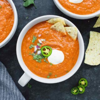 Vegetarian Tortilla Soup