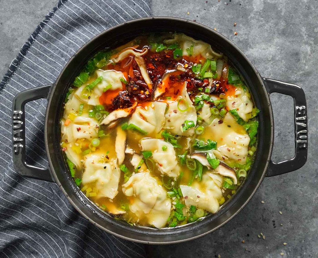 Potsticker Soup Easy Dumpling Soup SoupAddict
