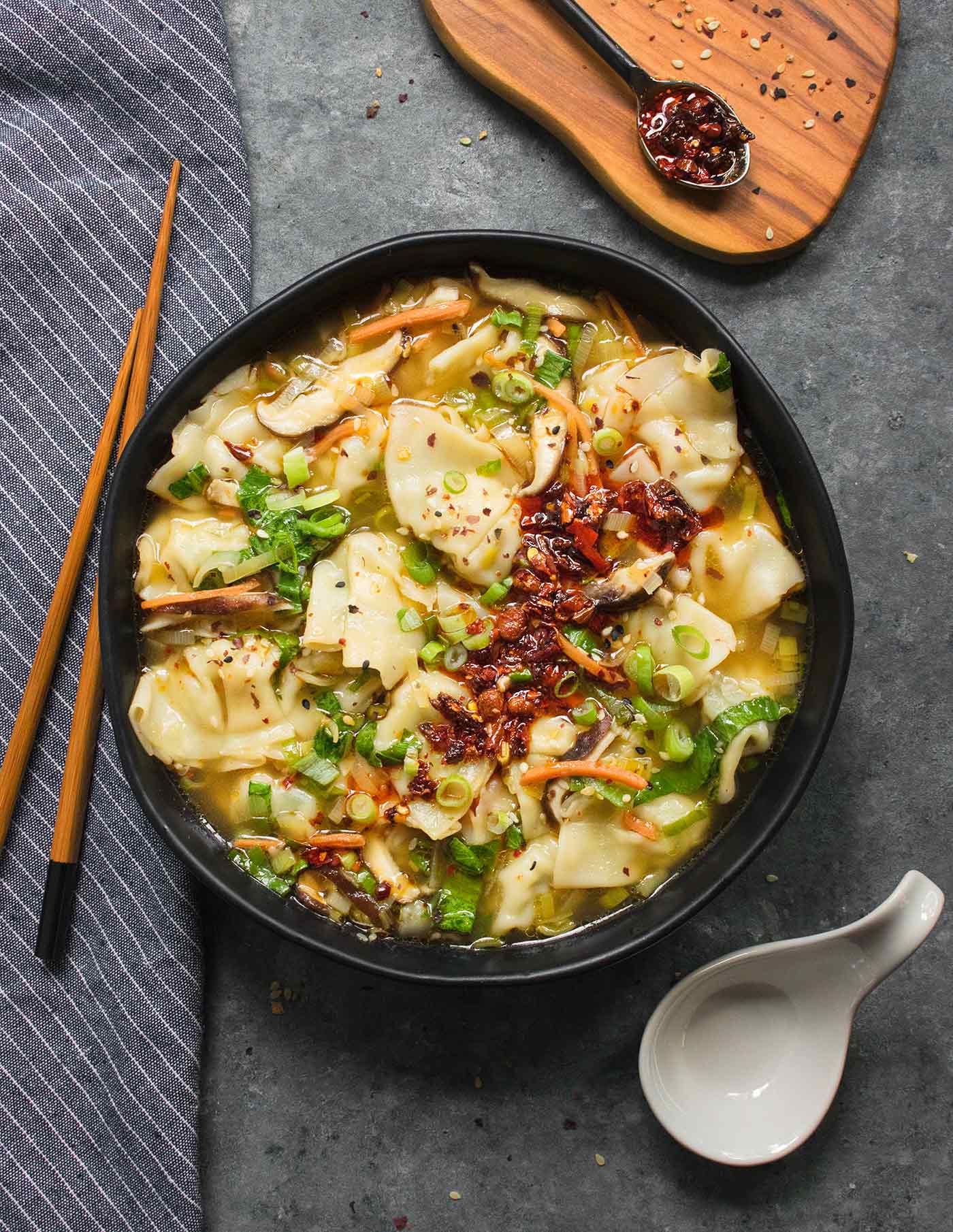 Recipe: This hearty soup is made with frozen potstickers – Reading