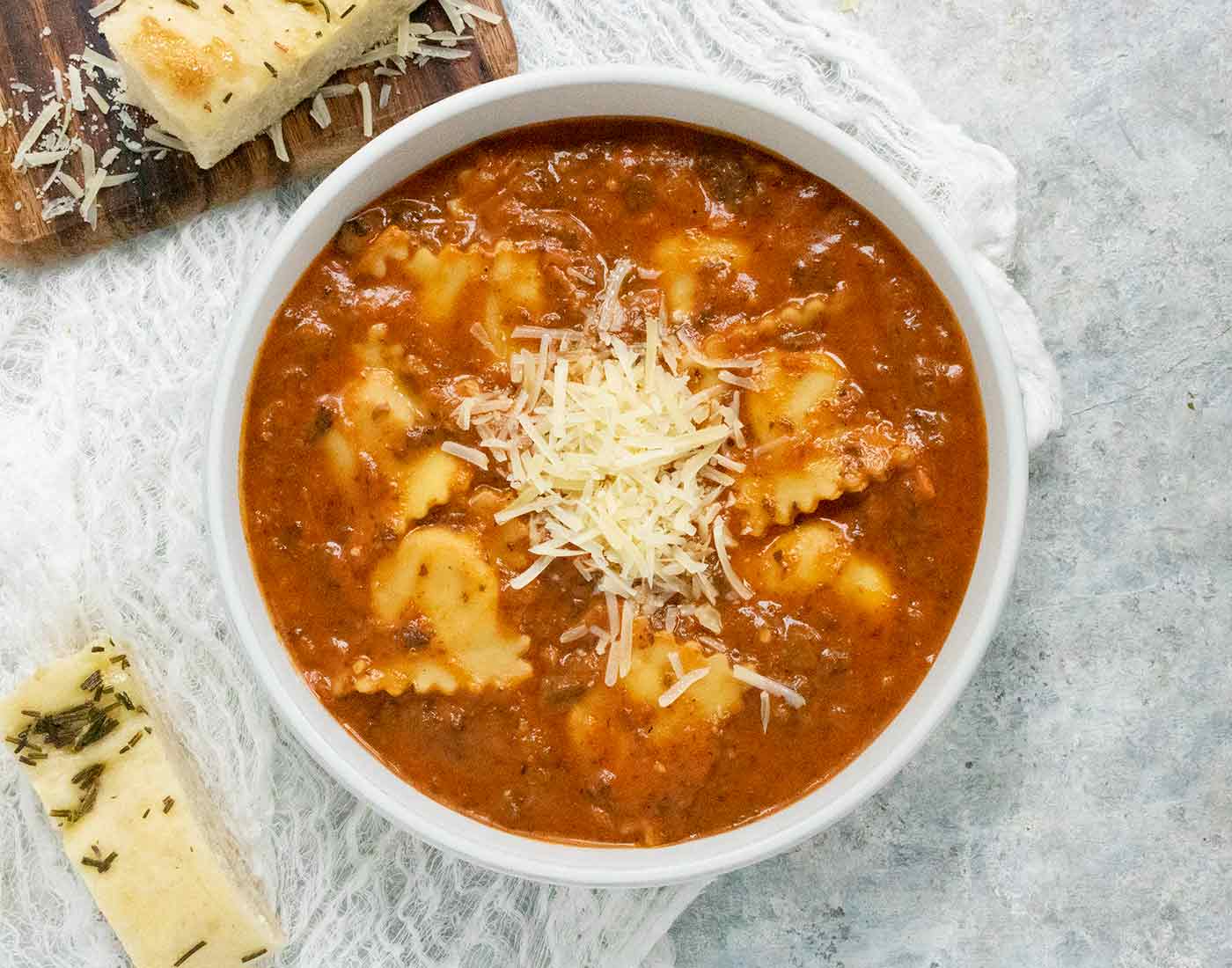 italian ravioli soup