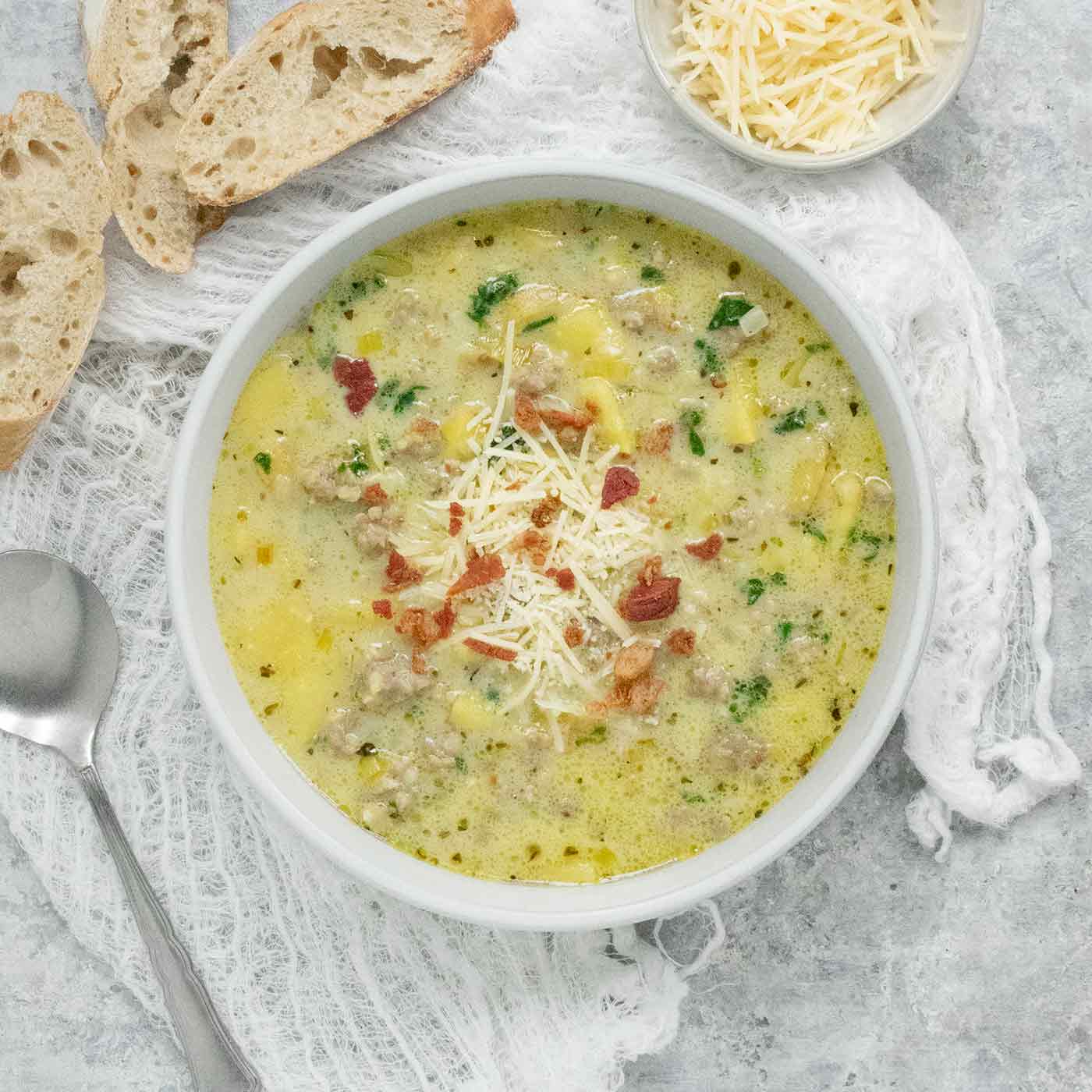 Bowl of Tuscan Potato Soup