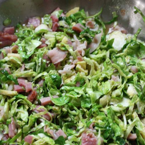 Brussels Sprouts with Pancetta