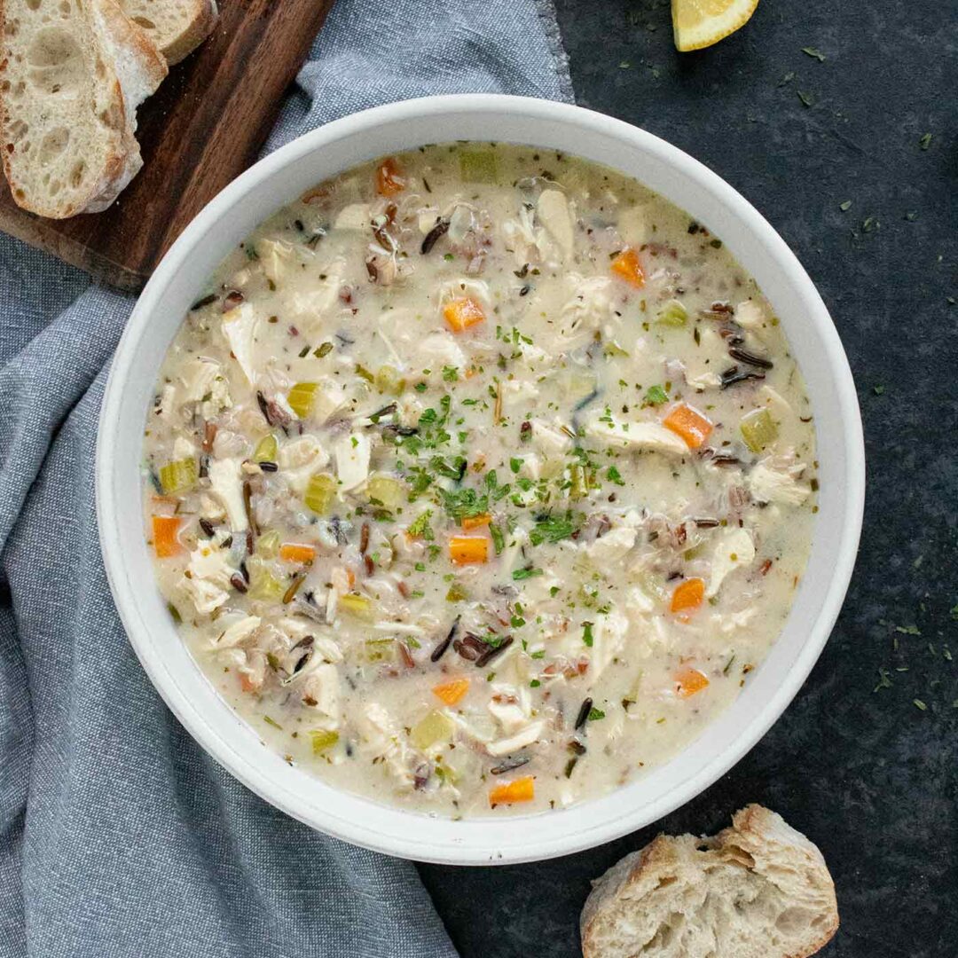 Leftover Turkey Wild Rice Soup - SoupAddict