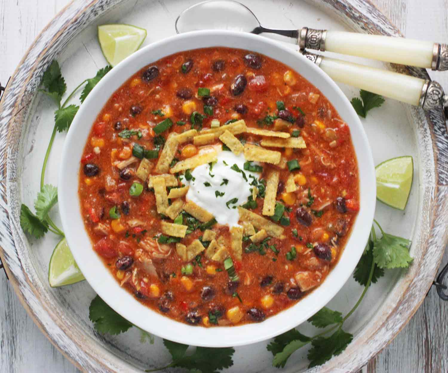 Chicken Enchilada Soup - SoupAddict