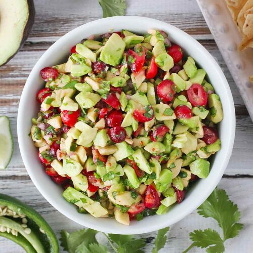 Cranberry Avocado Salsa
