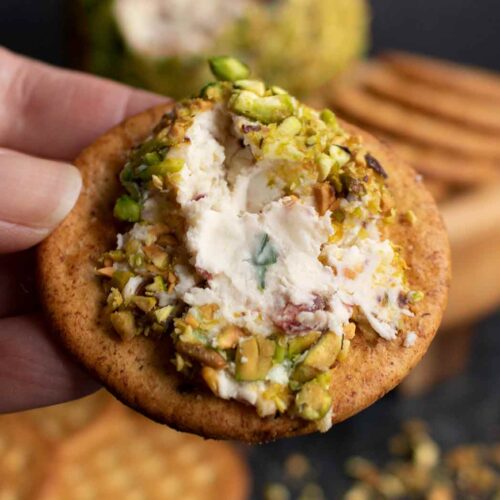 Pistachio Cranberry Cheese Ball