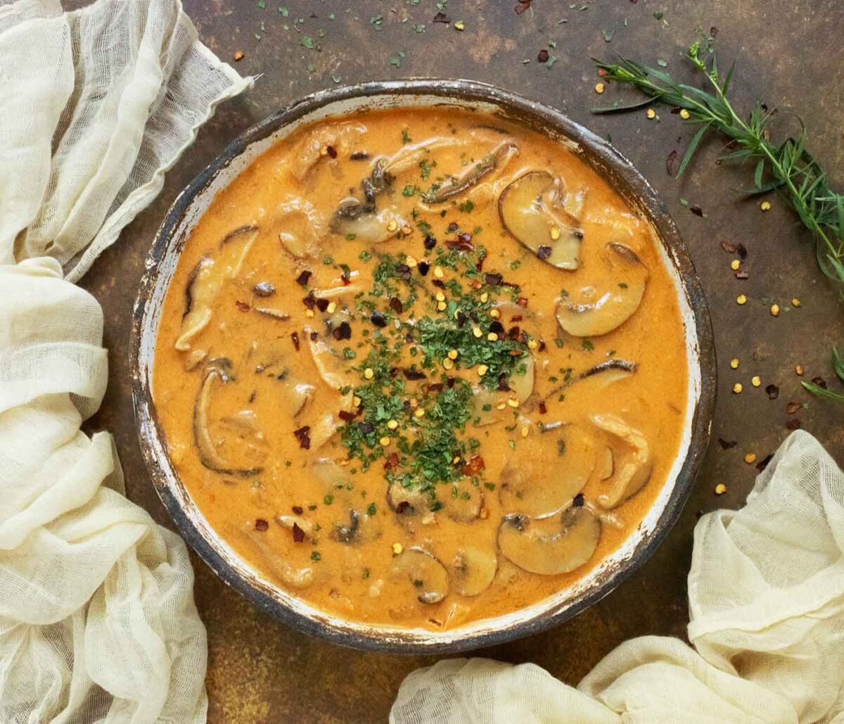 Thai Coconut Mushroom Soup