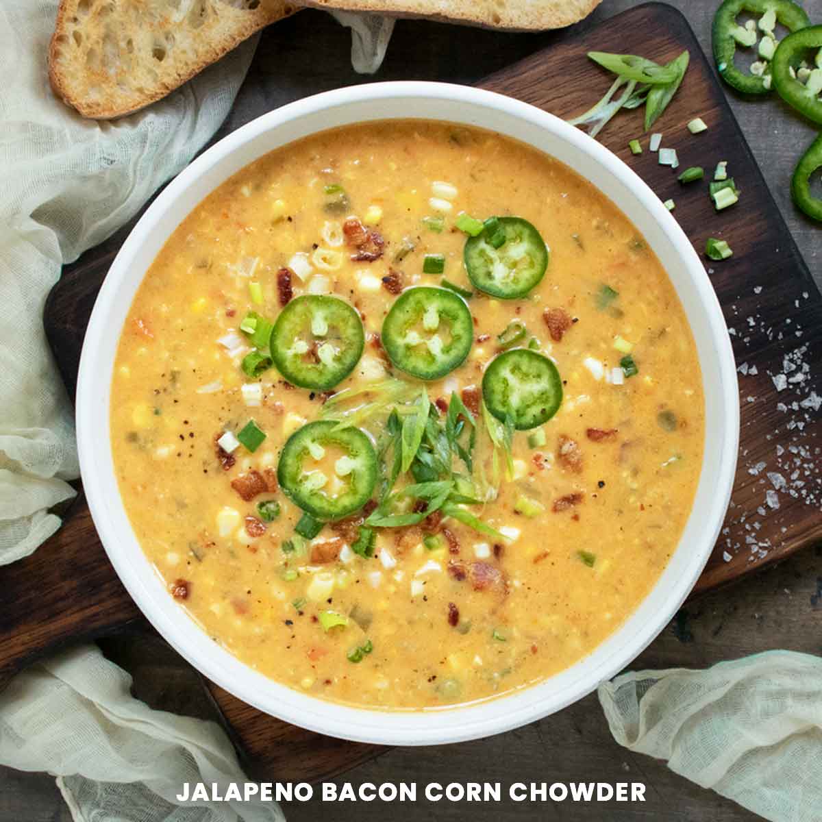 Jalapeno Bacon Corn Chowder