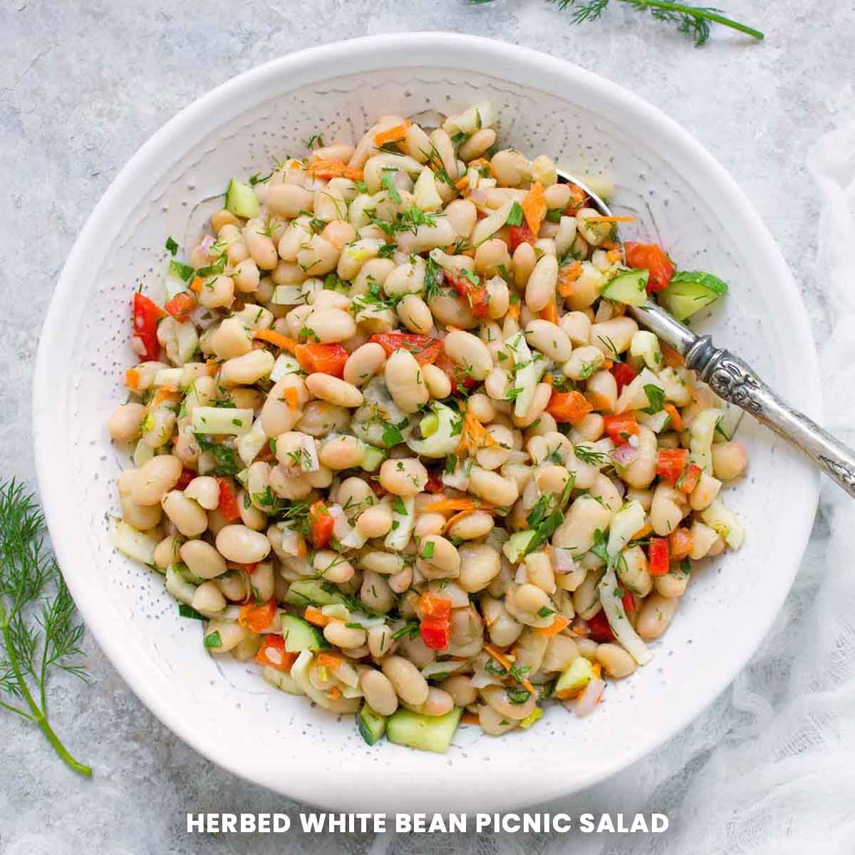 Herbed White Bean Picnic Salad