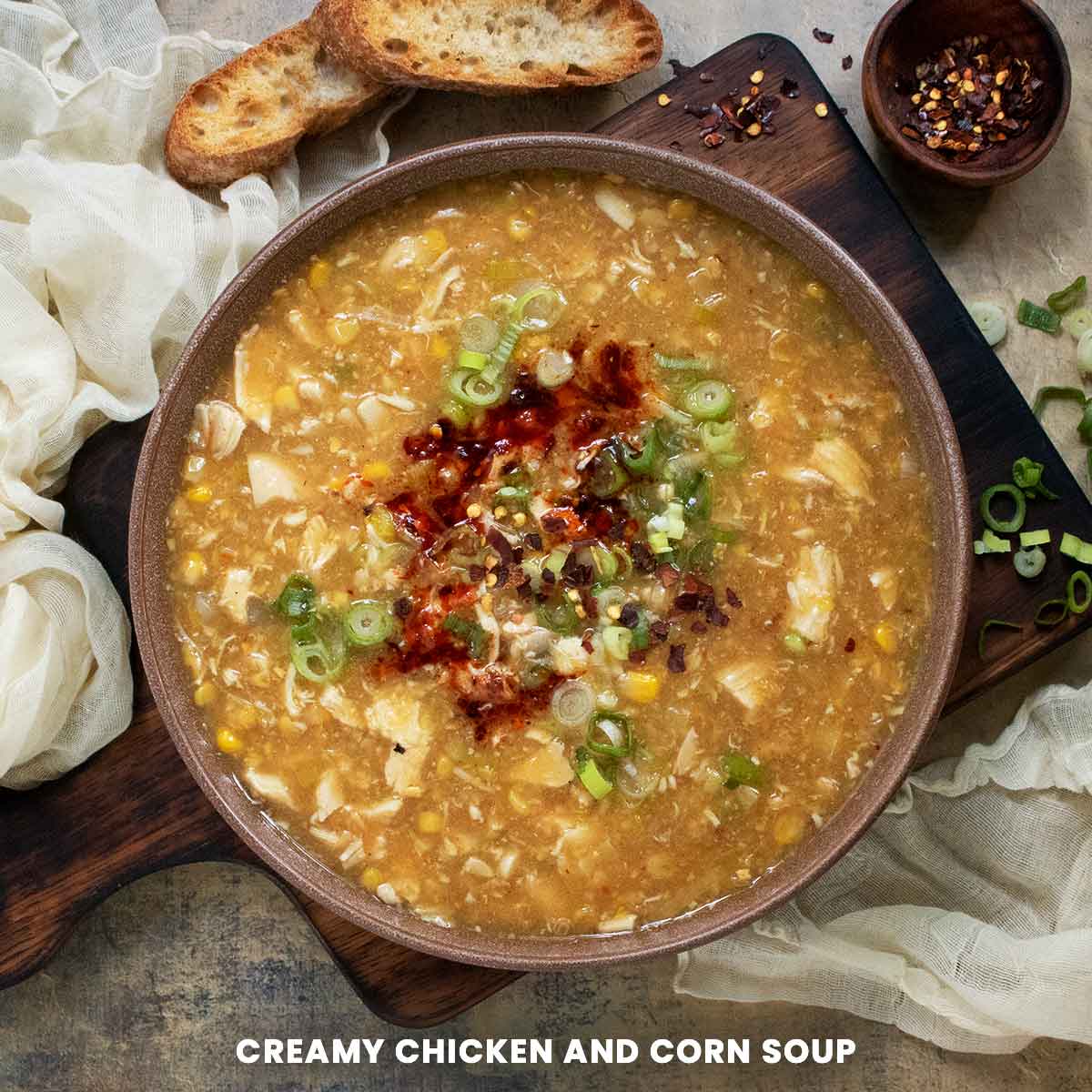 Creamy Chicken and Corn Soup