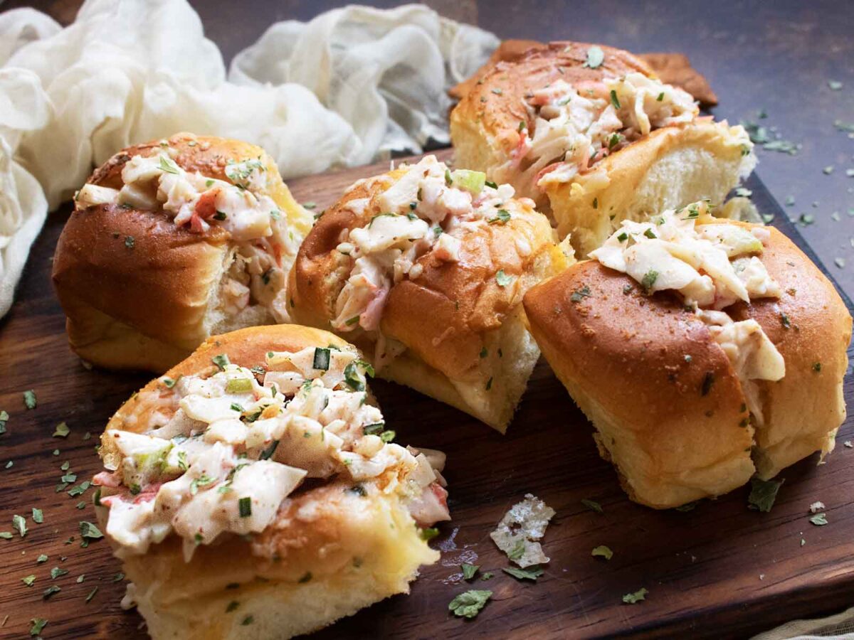 Crab Salad Sliders