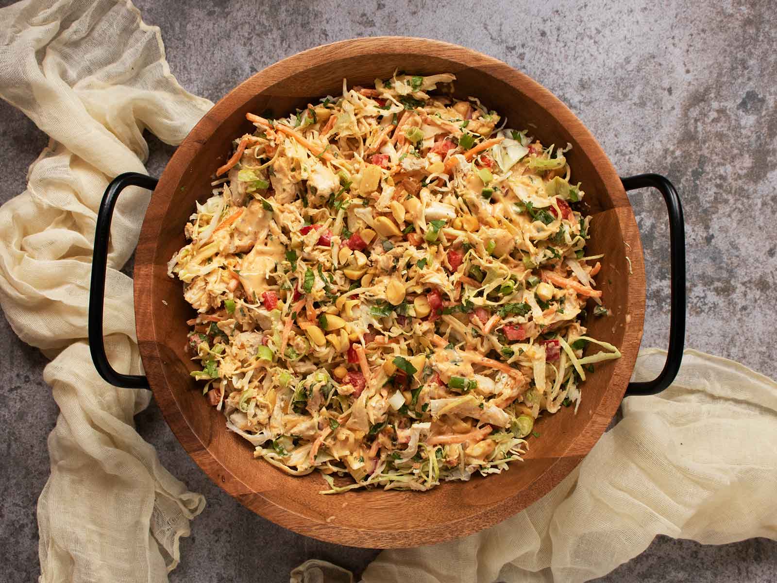 Chili Crisp Chopped Chicken Salad